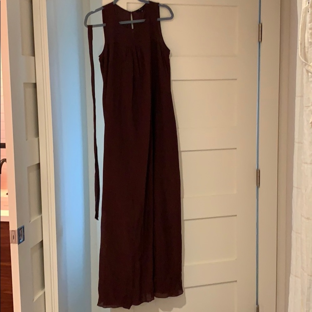 Madewell maroon maxi dress